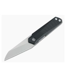 CIVIVI x Ostap Hel Ki-V Plus Top Flipper Blasted Nitro-V Black G10 Folder C20005B-1