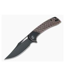 CIVIVI Dogma C2005F Black Polished Copper Black Stonewashed D2 Liner Lock Flipper