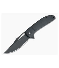 CIVIVI Ortis Black Stonewashed 9Cr18MoV Clip Point Black FRN Liner Lock Flipper C2013D