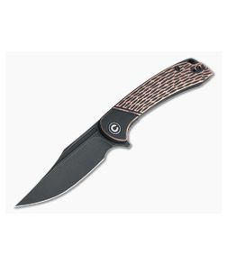 CIVIVI Dogma Black Polished Copper Black Stonewashed D2 Liner Lock Flipper C2014B