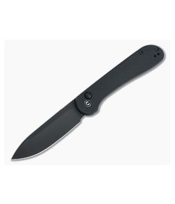 CIVIVI Button Lock Elementum Black Stonewashed 14c28n Black G10 Folder C2103A