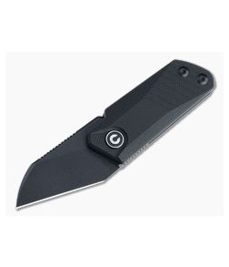 CIVIVI Ki-V Ostap Hel Black Stonewashed 9Cr18MoV Black G10 Slip Joint Top Flipper C2108B