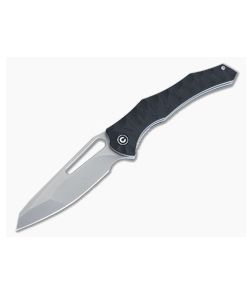 CIVIVI Spiny Dogfish Liner Lock Folder Stonewash 14C28N Black G10 C22006-1