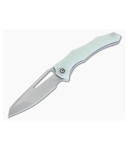 CIVIVI Spiny Dogfish Liner Lock Folder Stonewash 14C28N Natural G10 C22006-2