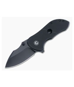 CIVIVI Gordo Liner Lock Flipper Black G10 Handles Black D2 Drop Point Blade C22018C-1