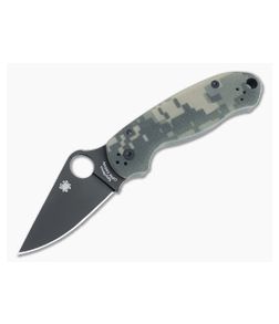 Spyderco Para 3 CQI Black DLC S45VN Camo G10 Compression Lock Folder C223GPCMOBK