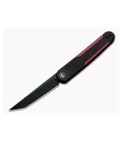 Civivi KwaiQ Liner Lock Burgundy (Red)/Black G10 Top Flipper Knife C23015-1