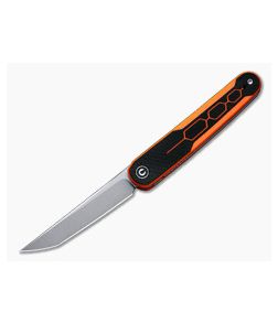 Civivi KwaiQ Liner Lock Orange/Black G10 Top Flipper Knife C23015-2