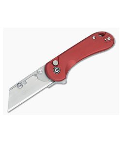 Civivi Elementum Utility Flipper Burgundy Aluminum 