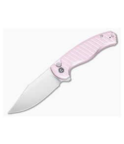 Civivi Stormhowl Pink Aluminum Button Lock Pocket Knife C23040B-3