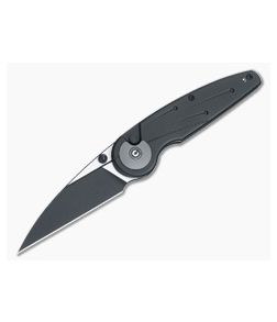 Civivi Starflare Black Aluminum Nitro-V Button Lock Folder C23052-1