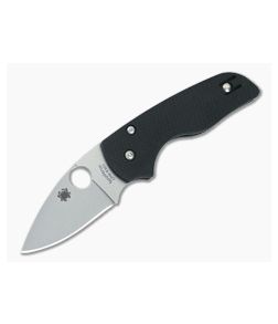 Spyderco Lil Native Plain S30V Black G10 Compression Lock C230GP