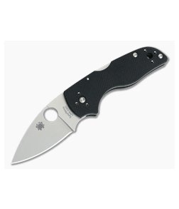 Spyderco Lil Native Plain S30V Black G10 Back Lock Folder C230MBGP