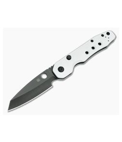 Spyderco Smock Smooth White G10 Black Rex 45