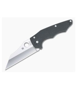 Spyderco YoJumbo Sprint Satin S90V Solid Carbon Fiber Compression Lock Folder C253CFP