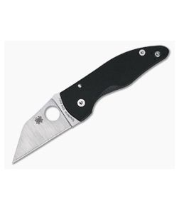 Spyderco MicroJimbo Satin S30V Compression Lock Knife Black G10 C264GP