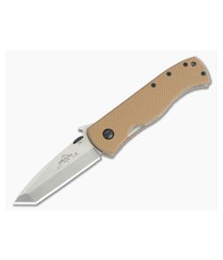 Emerson Tan CQC-7V Stonewash Waved Tanto Standoffs