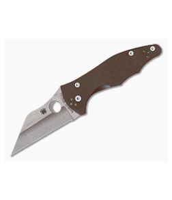Spyderco Yojimbo 2 Brown G10 CPM-15V Sprint Run