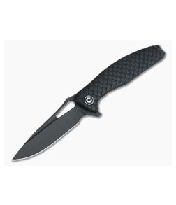 CIVIVI Wyvern Black Stonewashed D2 Black Scale FRN Liner Lock Flipper C902I