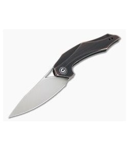 CIVIVI Plethiros Isham Black Copper Satin 154cm Liner Lock Flipper C904D