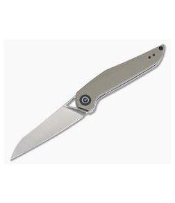 CIVIVI Mckenna Isham Tan G10 Satin D2 Liner Lock Top Flipper C905A