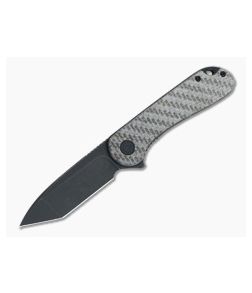 CIVIVI Elementum Tanto Brown Matrix Micarta Black Stonewashed D2 Liner Lock Flipper C907T-D