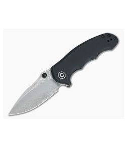 CIVIVI Hooligan C913DS-1 Black G10 Damascus Liner Lock Folder