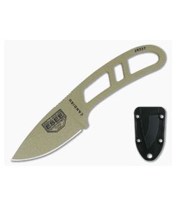 ESEE Candiru Dark Earth with Molded Black Sheath