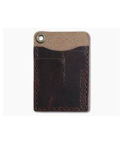 Hitch & Timber Card Caddy Autumn Harvest Leather EDC Slip Pouch Wallet & Pen Holder