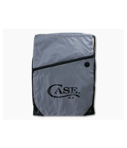 Case Gray Drawstring Cinch Bag
