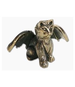 Lion Armory Cat-Bat Bead Brass