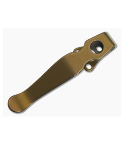 Lynch Northwest Spyderco Shaman Bronze Titanium Deep Carry Pocket Clip CL-SPY-SHM-ANO-BRZ