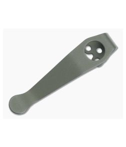 Lynch Northwest Spyderco Standard Sandwashed Titanium Deep Carry Pocket Clip CL-SPY-STD-SND