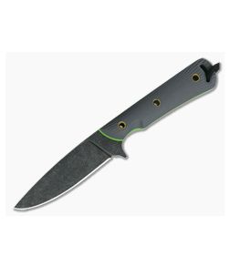 Smith & Sons Comanche Darkened D2 Charcoal G10 Toxic Liners Adventure Fixed Blade
