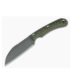 RMJ Tactical Coho Wharncliffe 52100 Dirty Olive Every Day Carry Fixed Blade