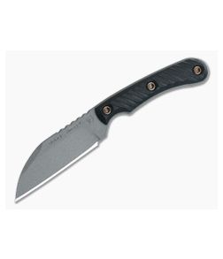 RMJ Tactical Coho Fixed Blade Black G10 Tungsten Cerakote Nitro-V Wharncliffe 