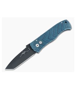 Protech Emerson CQC-7 DLC Tanto Tidal Wave Crosscut G-carta Top Automatic Knife CQC7-M-02