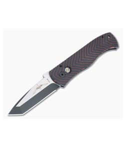 Protech Emerson CQC-7 Two-Tone Tanto Black and Red G-carta Top Automatic Knife CQC7-M-05