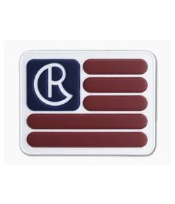 Chris Reeve CR Flag Red/White/Blue Logo PVC Velcro Patch