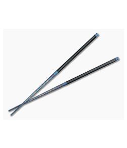 Spartan Chopstick Set Blue Multicolor Titanium & Carbon Fiber