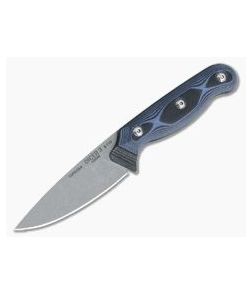 TOPS Knives Dicer 3 Paring Kitchen Knife S35VN Blue Black G10 Micarta DCR3-01