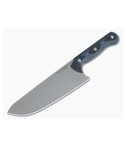 TOPS Knives Dicer 8 Chef's Kitchen Knife S35VN Blue Black G10 Micarta DCR8-01