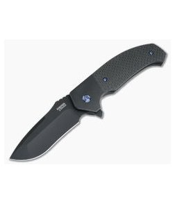 Pena Knives X Series Mini Diesel Flipper Carbon Fiber PVD Bolsters M390