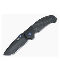 Pena Knives X Series Mini Diesel Thumb Stud Carbon Fiber PVD Bolsters M390