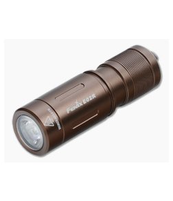 Fenix E02R Brown 200 Lumen USB Rechargeable Keychain Flashlight