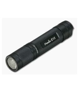 Fenix E12 130 Lumen Small LED Flashlight with Battery E12R4BK-B