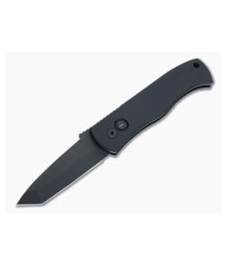 Protech Emerson CQC-7 Operator DLC Tanto Blackout Tritium Button Lock Automatic Knife E7T-OPERATOR