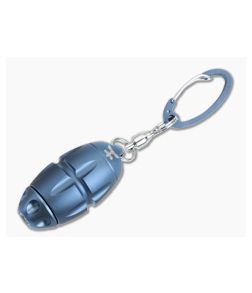 LionSteel Eggie Blue Titanium Keychain Multitool EG-BL