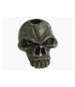 Schmuckatelli Jumbo Emerson Skull Bead Black Oxidized Pewter