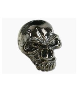 Schmuckatelli Jumbo Emerson Skull Bead Hematite Plated Pewter